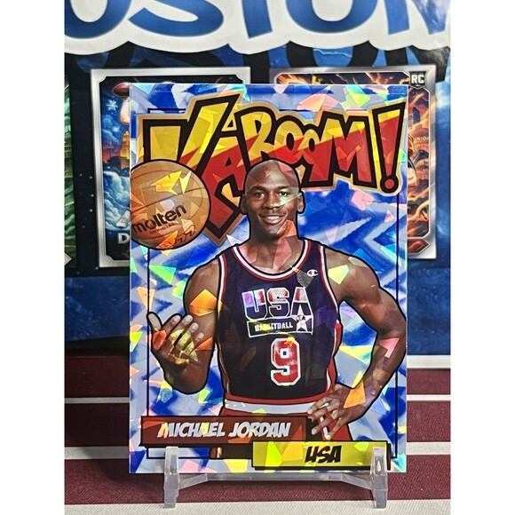 Michael Jordan 16 Card Lot Cracked Ice Holographic Custom Trading Cards Jordan - Picture 15 of 16